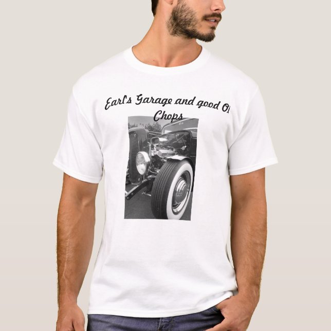 Hot Rod Earls Garage T-Shirt (Front)