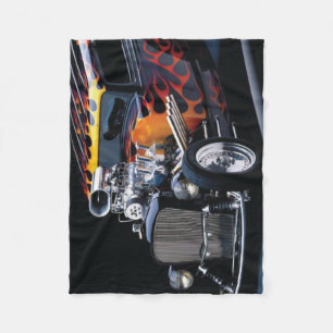 Hot rod fleece blanket
