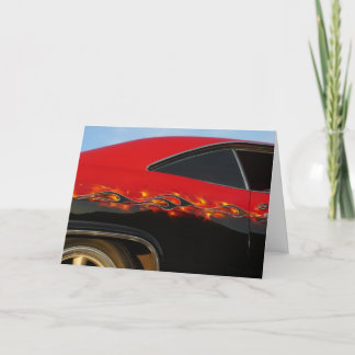 Hot Rod Happy Birthday Card
