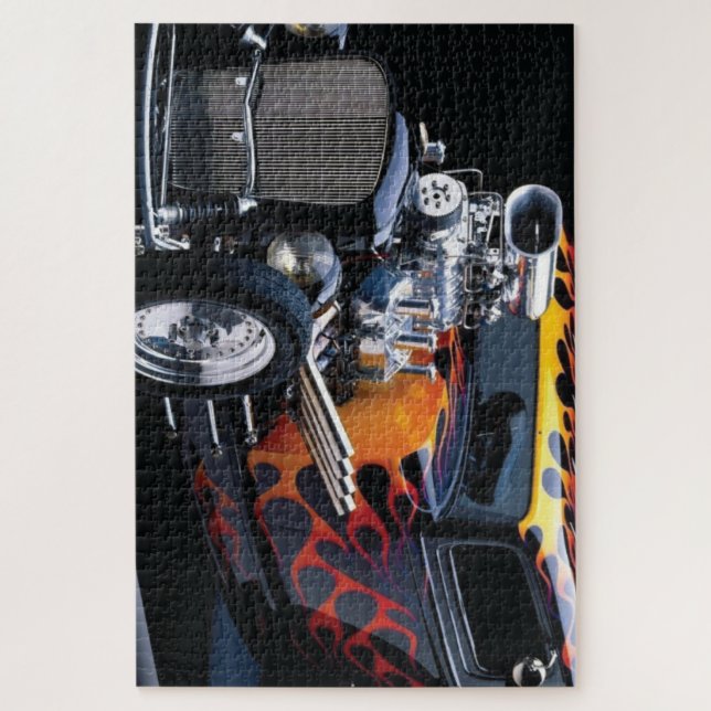 Hot rod jigsaw puzzle (Vertical)