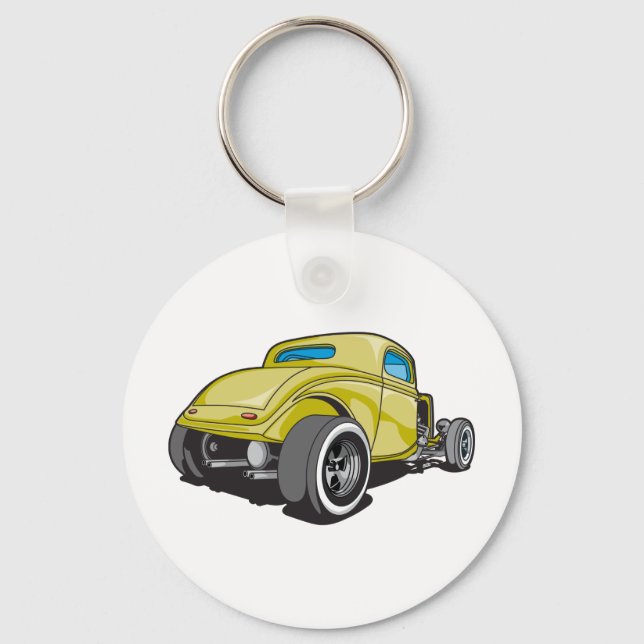 Hot Rod Key Ring (Front)