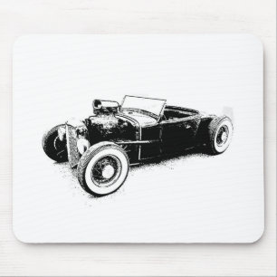 hot rod mouse pad