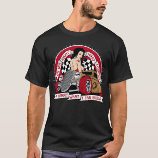 Hot Rod  Retro 50s Rockabilly Rock N Roll Pin up T-Shirt
