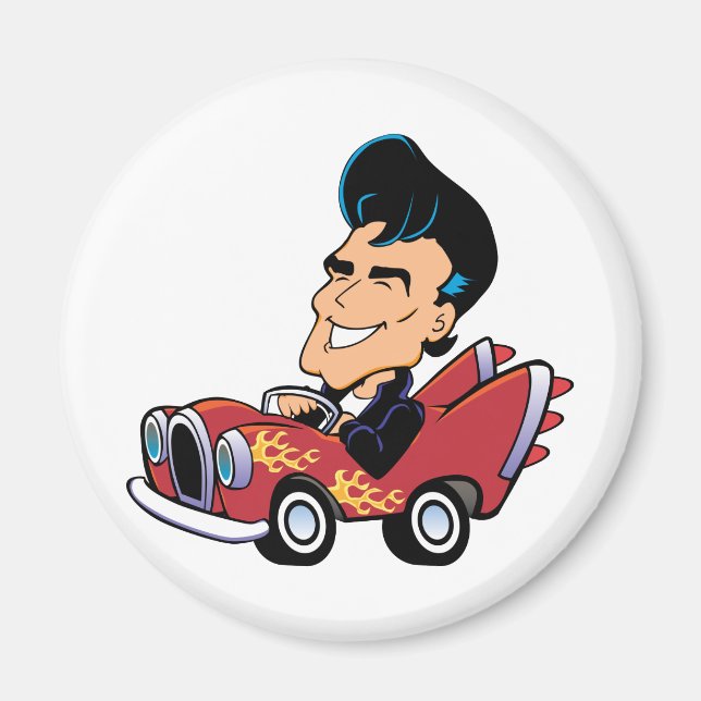 Hot Rodder Magnet (Front)