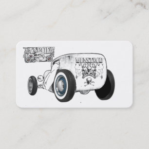 Hot Rods and Automobiles Business Card Ideas