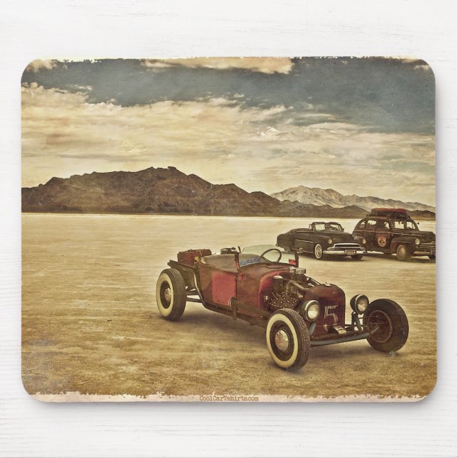 Hot Rods at Bonneville Mouse Pad (Front)