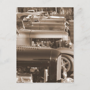 Hot Rods Postcard