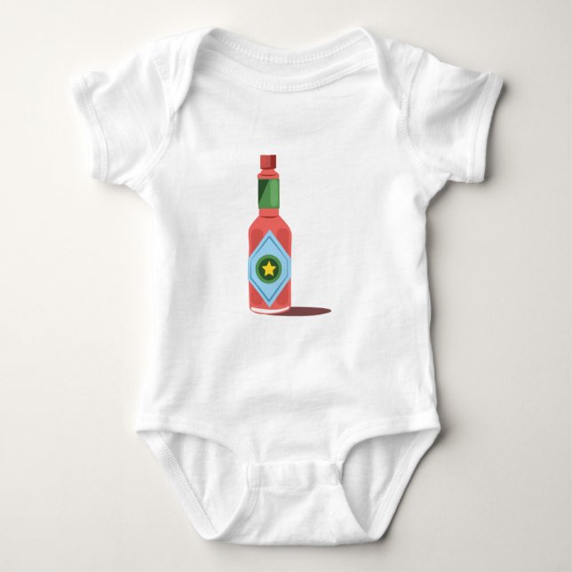 Hot Sauce Baby Bodysuit (Front)