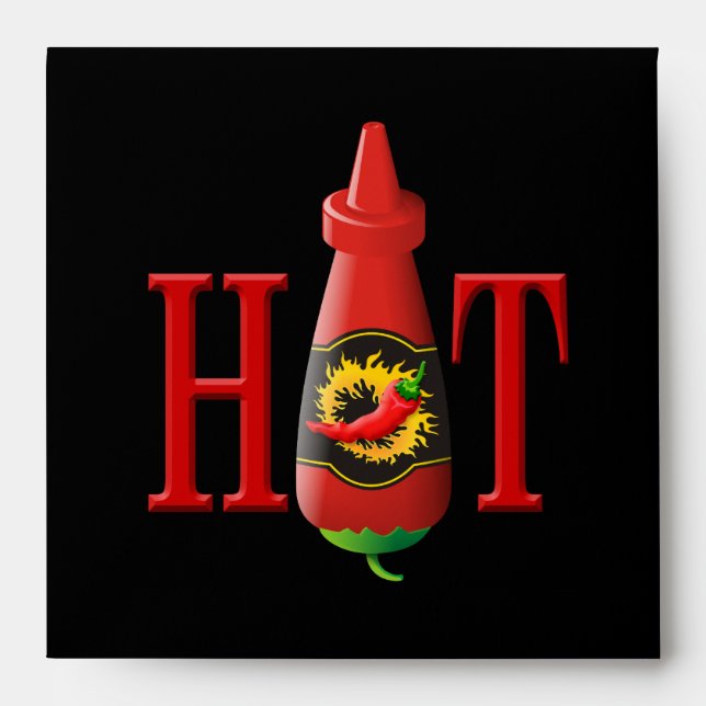 Hot Sauce Bottle Envelopes (Front)