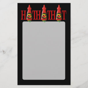 Hot Sauce Bottle Flyer