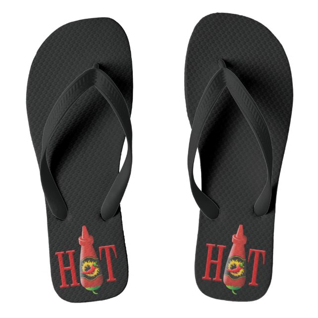 Hot sauce bottle jandals (Footbed)