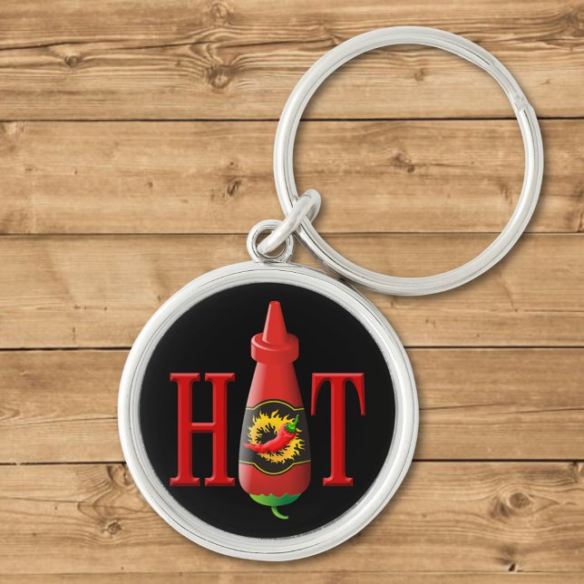 Hot Sauce Bottle Key Ring (Creator Uploaded)