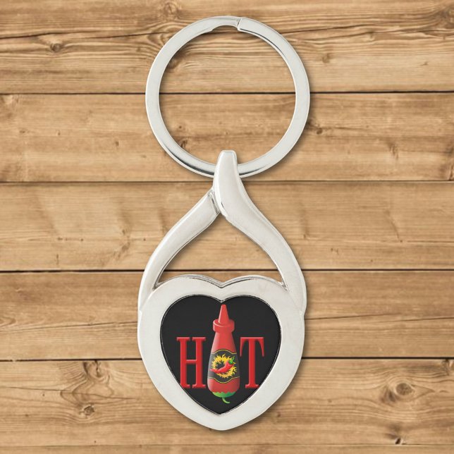 Hot Sauce Bottle Key Ring (Creator Uploaded)