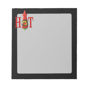 Hot sauce bottle notepad