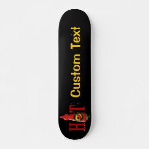 Hot Sauce Bottle Skateboard