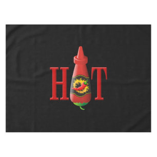 Hot Sauce Bottle Tablecloth