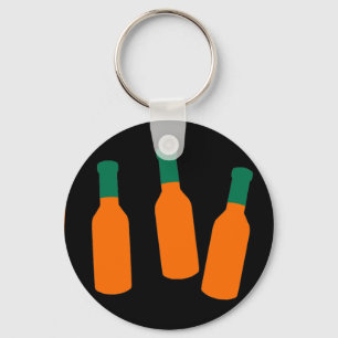 Hot Sauce Bottles Key Ring