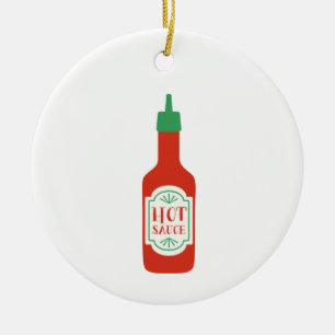 Hot Sauce Ceramic Tree Decoration