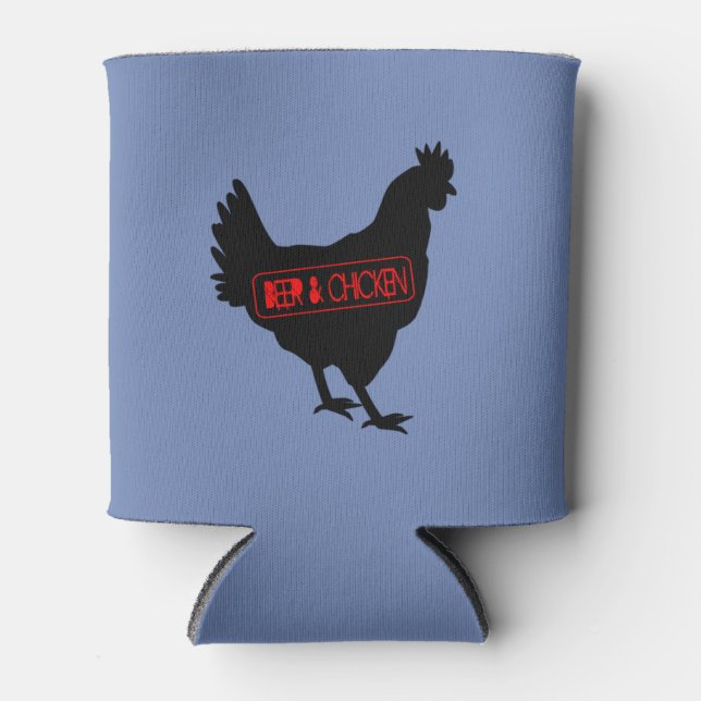 Hot Sauce n Chicken Can Cooler (Front)