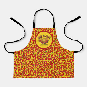 Hot Sauce On Everything Red Chilli Pepper Funny  Apron