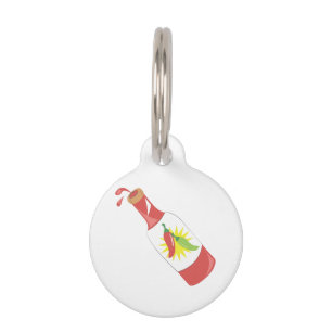 Hot Sauce Pet Tag