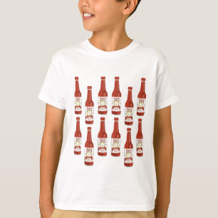 Hot Sauce Spicy Fun Picante Pattern CUSTOMIZE IT T-Shirt