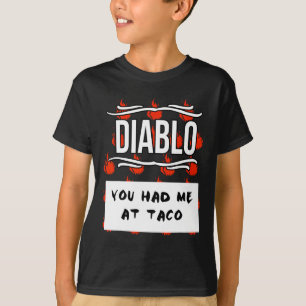HOT SAUCES Group Halloween DIABLO SAUCE You Had Me T-Shirt
