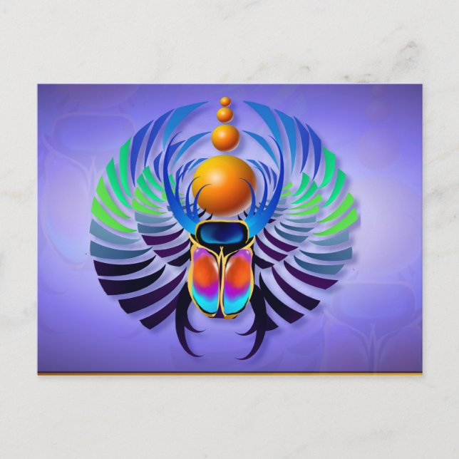 Hot Scarab light Postcard (Front)