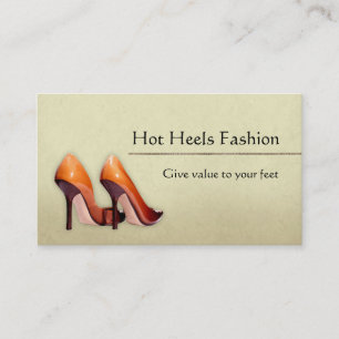 Hot Shoes Boutique Business Card