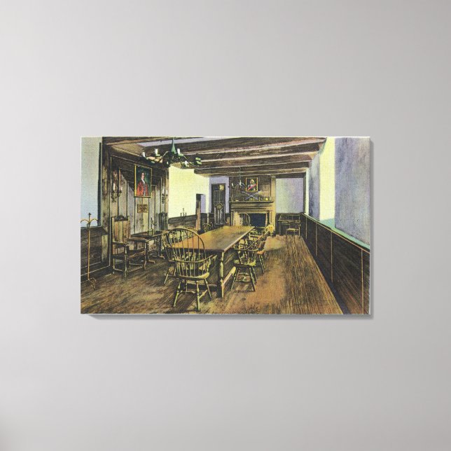 Hot Shot Battery Cannon Over Niagara Mouth Canvas Print (Front)