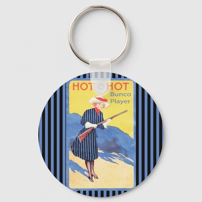 hot shot bunco player key ring (Front)