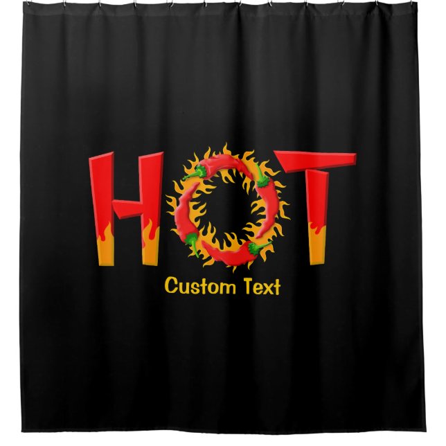 HOT SHOWER CURTAIN (Front)
