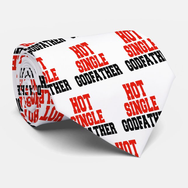 Hot Single Godfather Tie (Rolled)