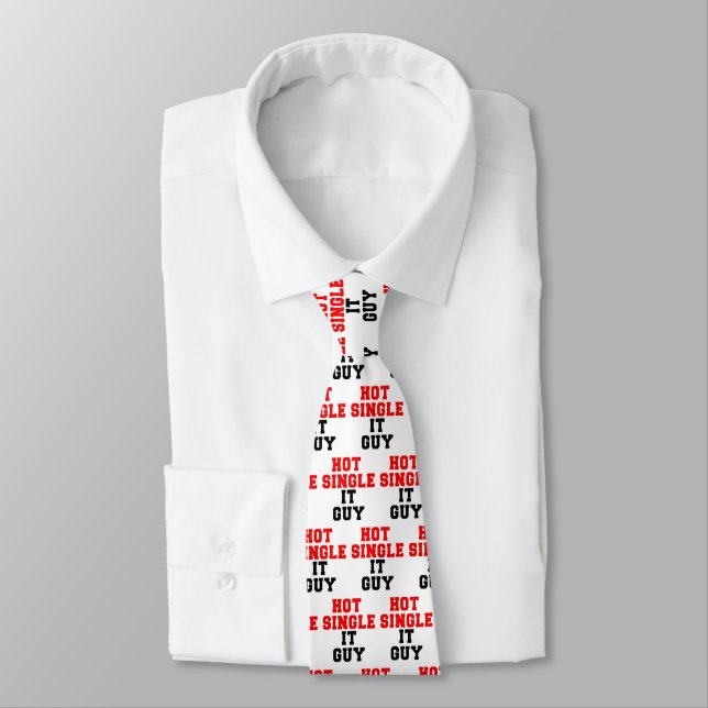 Hot Single IT Guy Neck Tie (Tied)