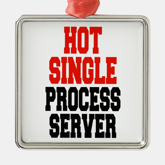 Hot Single Process Server Metal Tree Decoration (Front)