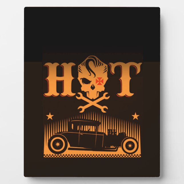 Hot Skull Rods Plaque (Front)