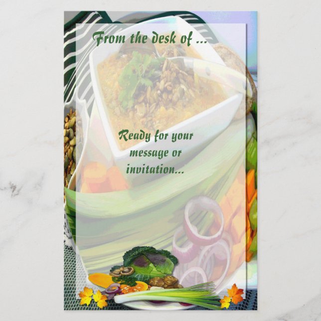 HOT SOUP ~ Stationary # 3 Stationery (Front)