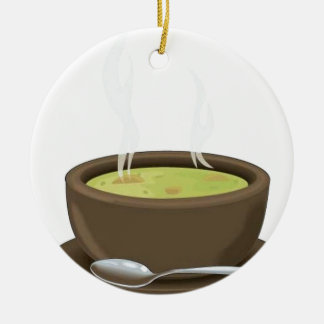 Hot soup vector ceramic tree decoration