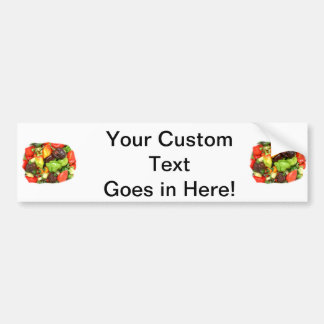 Hot Spicy Peppers Different Species, Spice it up! Bumper Sticker