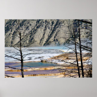 Hot Spring Nature Poster