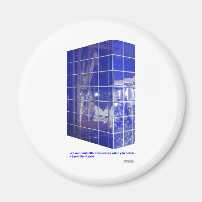 Hot Springs, AR BlueTile Reflection Gifts Apparel Magnet (Front)