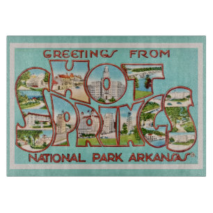 Hot Springs Arkansas Cutting Board