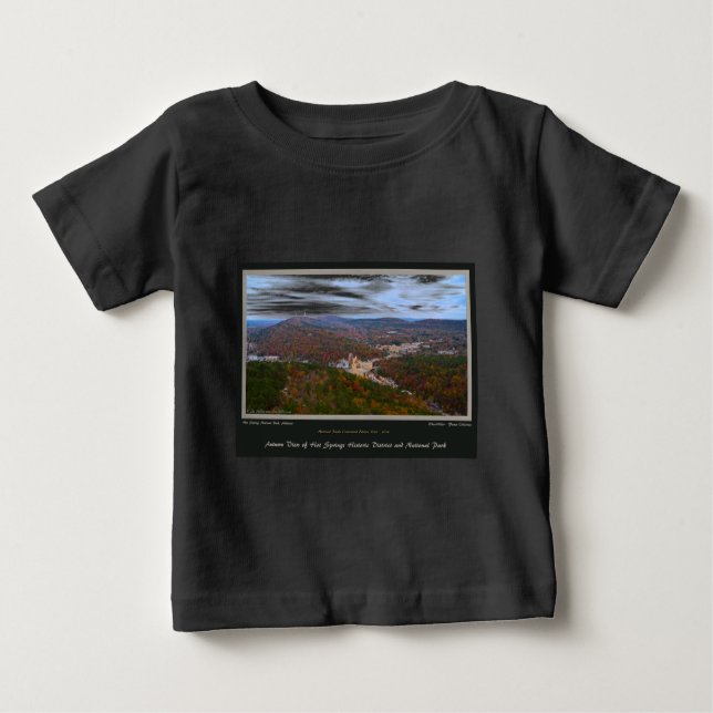 Hot Springs City and National Park Centennial Ed Baby T-Shirt (Front)