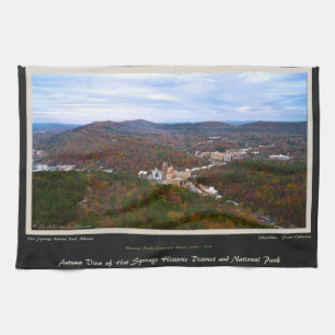 Hot Springs City and National Park Centennial Ed Tea Towel