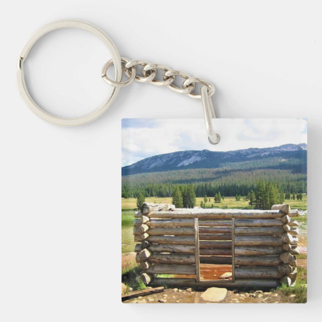 Hot Springs in Tuolumne Meadows, Yosemite, CA Key Ring (Front)