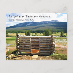 Hot Springs in Tuolumne Meadows, Yosemite, CA Post Postcard