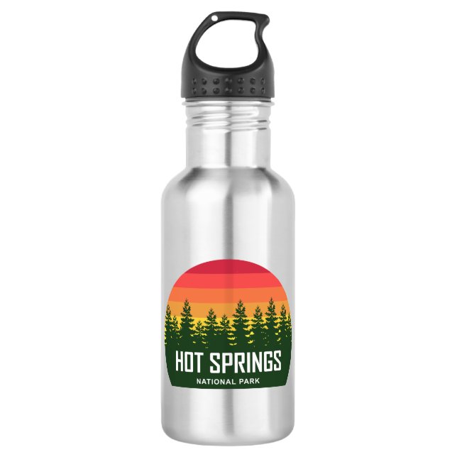 Hot Springs National Park 532 Ml Water Bottle (Front)