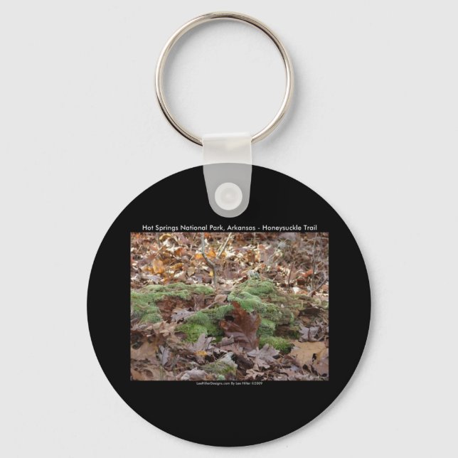 Hot Springs National Park, AR - Honeysuckle Trail Key Ring (Front)