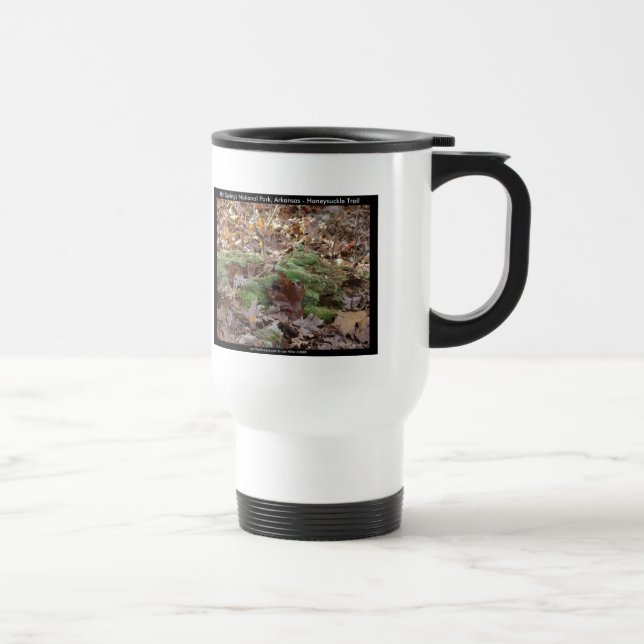 Hot Springs National Park, AR - Honeysuckle Trail Travel Mug (Right)