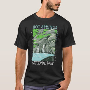 Hot Springs National Park Arkansas Distressed  T-Shirt